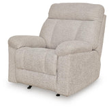 Hoyne Park Cobble Stone Performance Fabric,Next-Gen Nuvella™,Chenille Recliner from Ella Furniture
