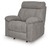 Hoyne Park Smoke Performance Fabric,Next-Gen Nuvella™,Chenille Recliner from Ella Furniture