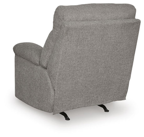 Hoyne Park Smoke Performance Fabric,Next-Gen Nuvella™,Chenille Recliner view 5