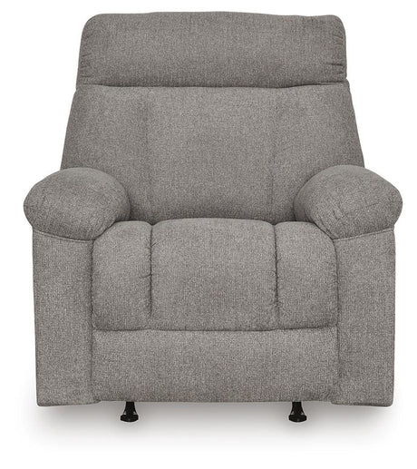 Hoyne Park Smoke Performance Fabric,Next-Gen Nuvella™,Chenille Recliner view 4
