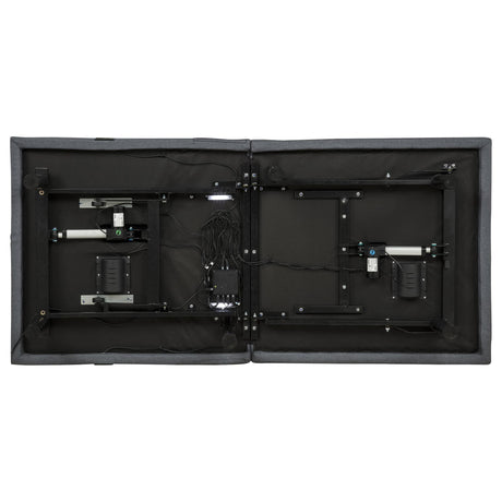 Weston Twin XL Dual-Motor Massage Adjustable Bed Base in Black and Grey — product image 11