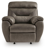 Elksworth Ash Faux Leather Recliner view 5