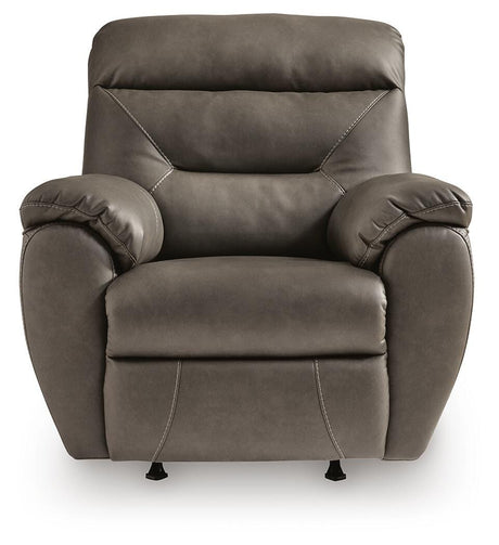 Elksworth Ash Faux Leather Recliner view 5