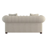 Savonburg Neutral Fabric Loveseat