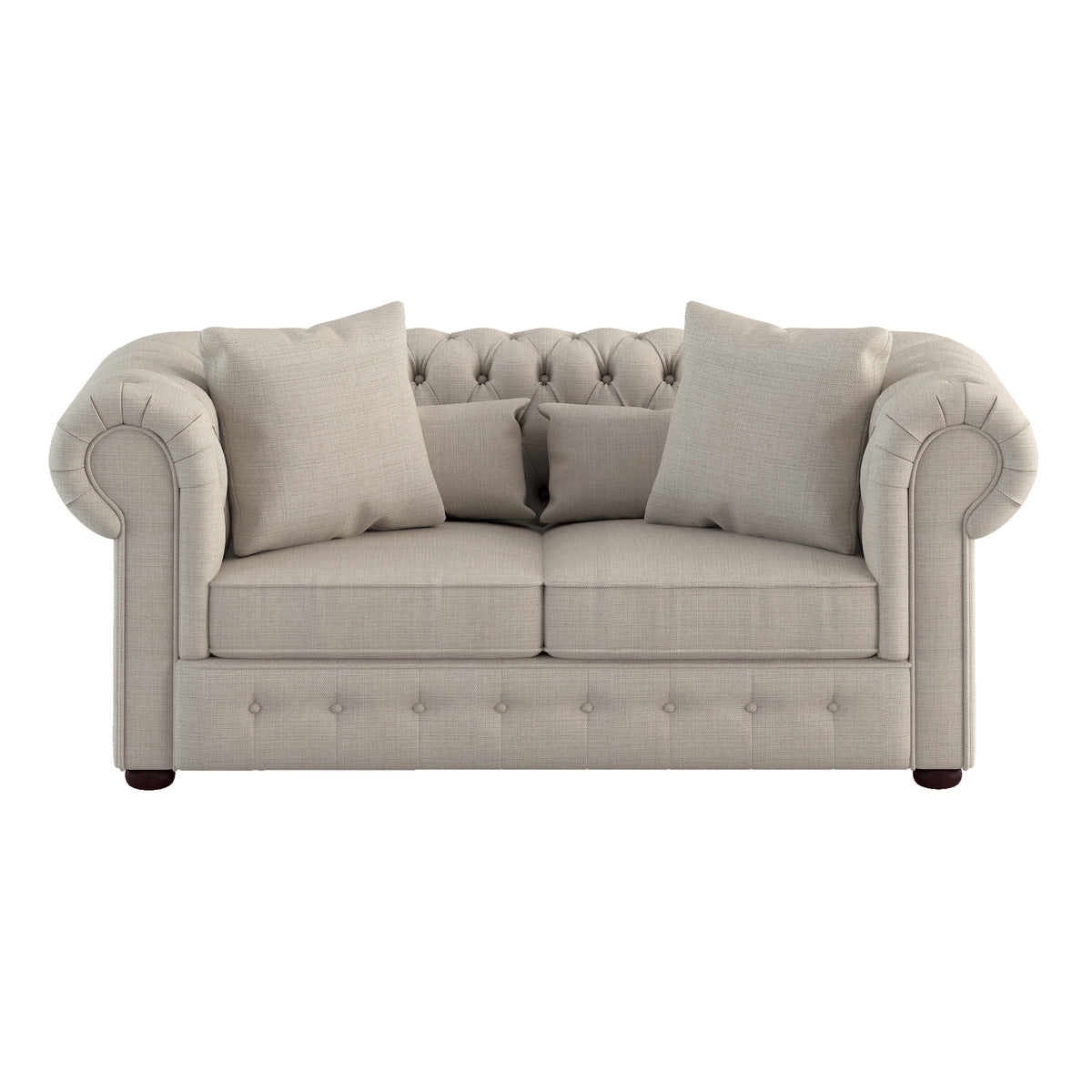 Savonburg Neutral Fabric Loveseat