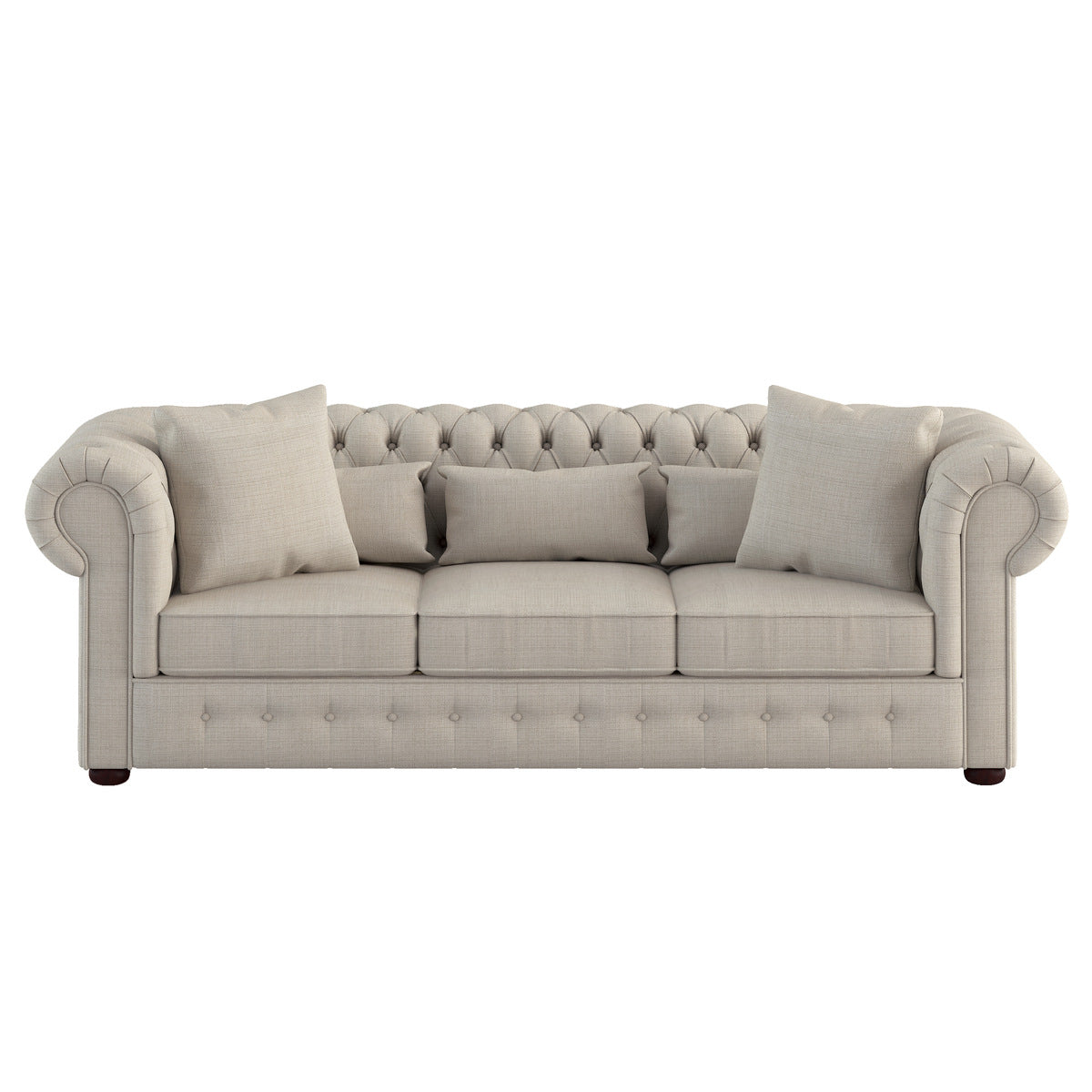 Savonburg Neutral Fabric Sofa