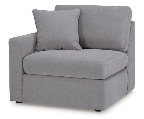 Modmax Granite 4-Piece Sectional with Chaise — angled view