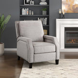 Berenson Coconut Transitional Solid Wood And Plywood Chenille Fabric Upholstery Recliners - Ella Furniture