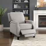 Berenson Coconut Transitional Solid Wood And Plywood Chenille Fabric Upholstery Recliners - Ella Furniture
