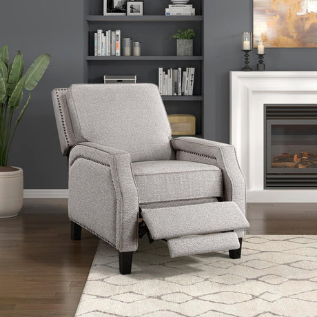 Berenson Coconut Transitional Solid Wood And Plywood Chenille Fabric Upholstery Recliners - Ella Furniture