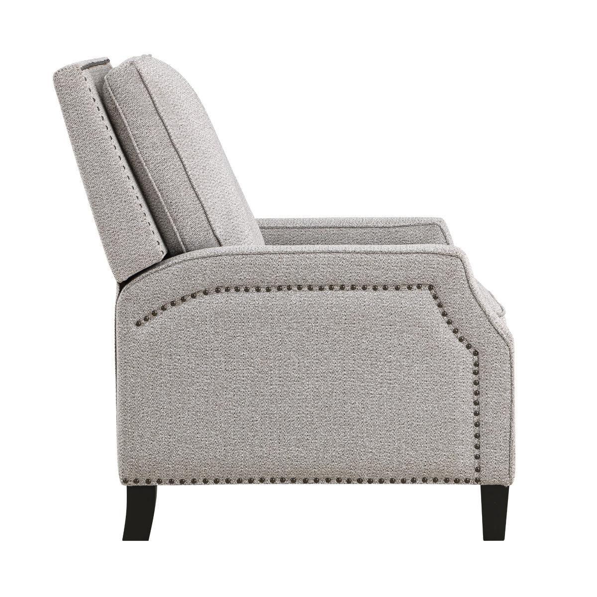 Berenson Coconut Transitional Solid Wood And Plywood Chenille Fabric Upholstery Recliners - Ella Furniture