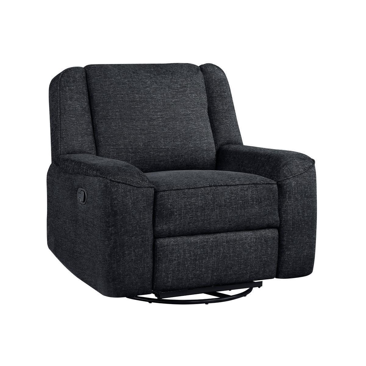 Monterey Dark Hue Swivel Reclining Chair