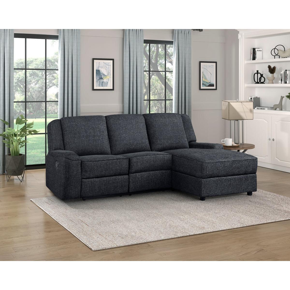 Monterey Dark Hue Reclining Sectional