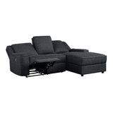 Monterey Dark Hue Reclining Sectional