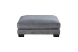 Traverse Gray Cordugoy Fabric Sectional Set