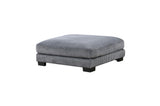 Traverse Gray Cordugoy Fabric Sectional Set