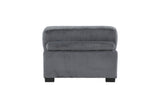 Traverse Gray Cordugoy Fabric Sectional Set
