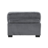Traverse Gray Cordugoy Fabric Sectional
