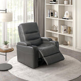 Brockton Dark Gray Power Recliner