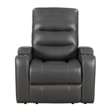 Brockton Dark Gray Power Recliner