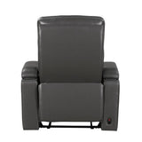 Brockton Dark Gray Power Recliner