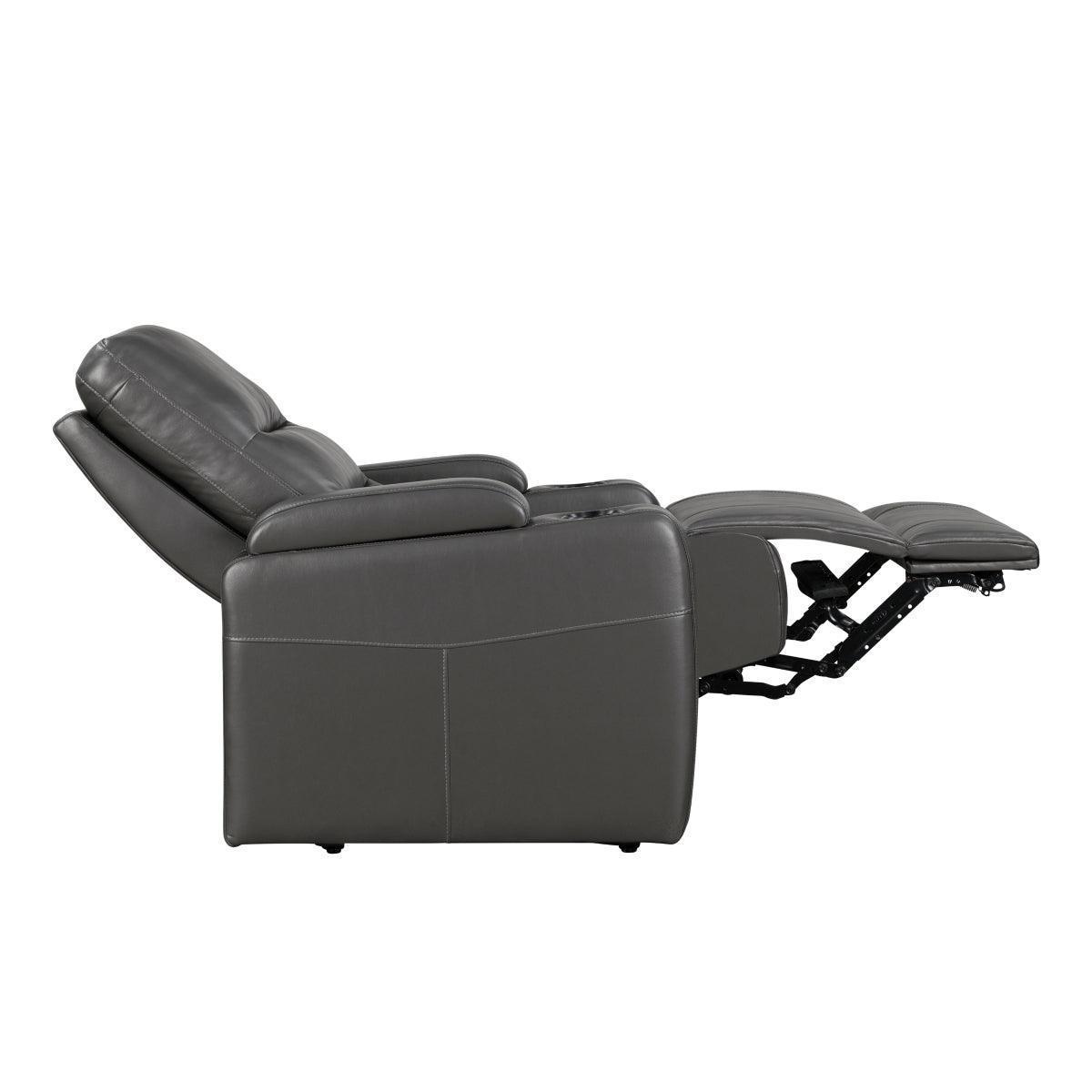 Brockton Dark Gray Power Recliner