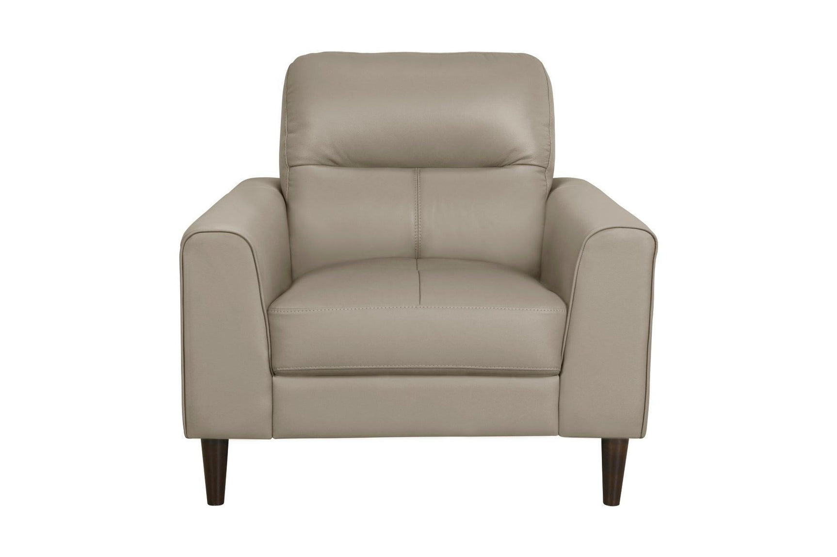 Lewes Latte Leather Living Room Set