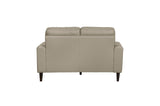 Lewes Latte Leather Living Room Set