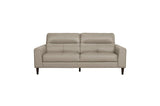Lewes Latte Leather Living Room Set