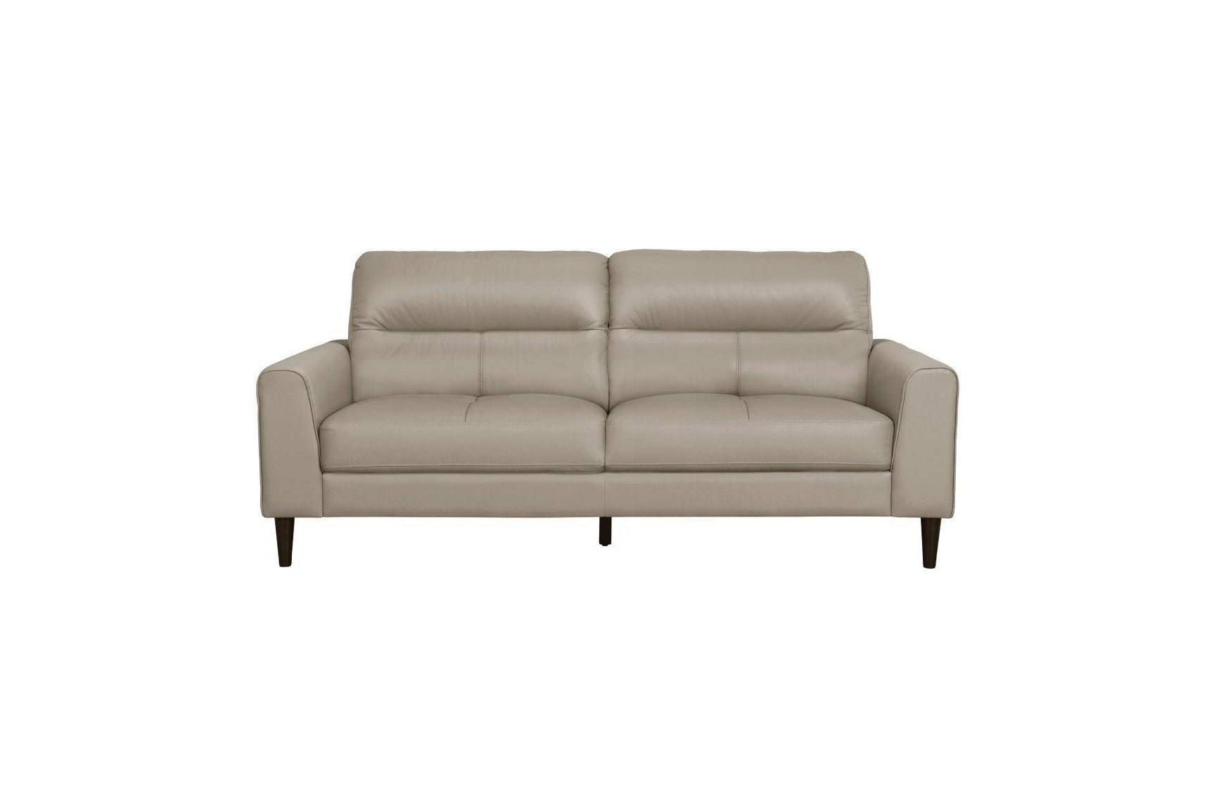 Lewes Latte Leather Living Room Set