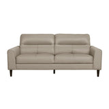 Lewes Latte Leather Sofa