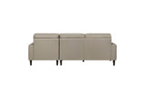 Lewes Latte Leather Sectional