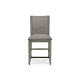 Bellatrix Gray Round Counter Height Chair