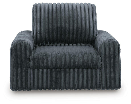 HamlinBay Gunmetal Chenille Power Gliding Chaise view 4