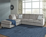 Altari Alloy Chenille 2-Piece Sectional With Chaise - Ella Furniture