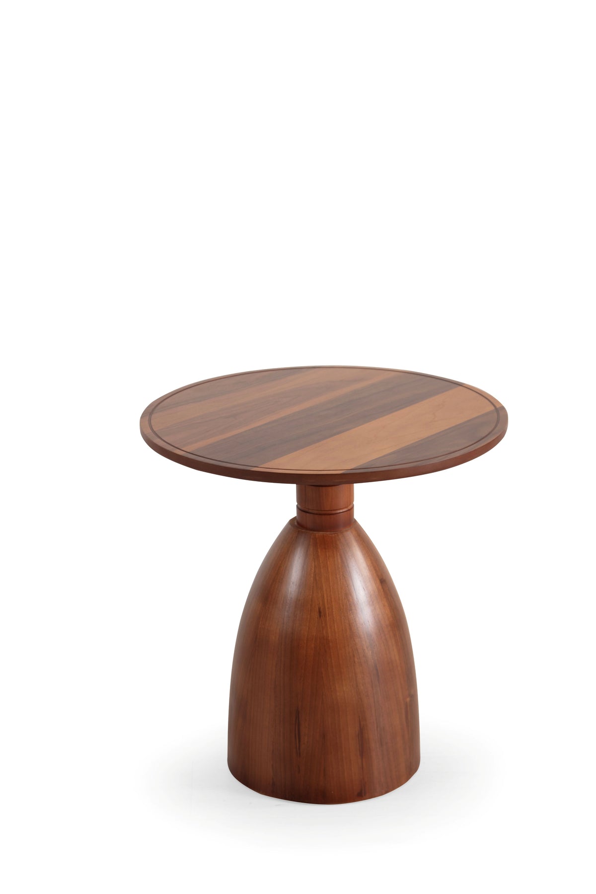 Pomela Walnut 2-Piece Coffee Table Set
