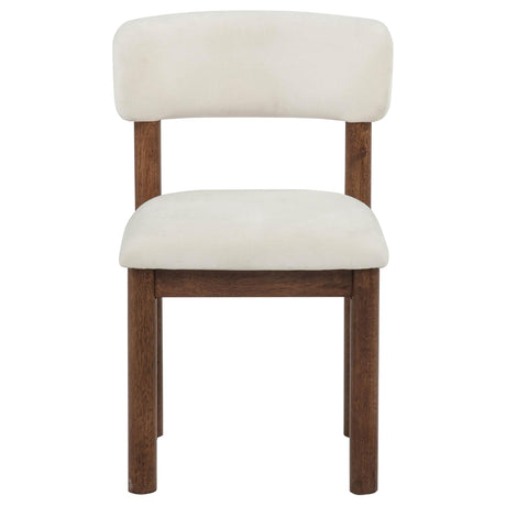 Faulkner Cream Upholstered Dining Side Chair Set of 2 — product image 4