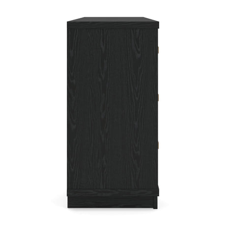 Kozmour Black/Brown Dresser — side view
