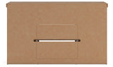 Garistyn Brown 62" TV Stand — back view