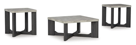 Two-Tone Gray Coffee Table with Two End Tables — product image 2