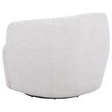Hudson Fabric Swivel Accent Chair Ivory — product image 5