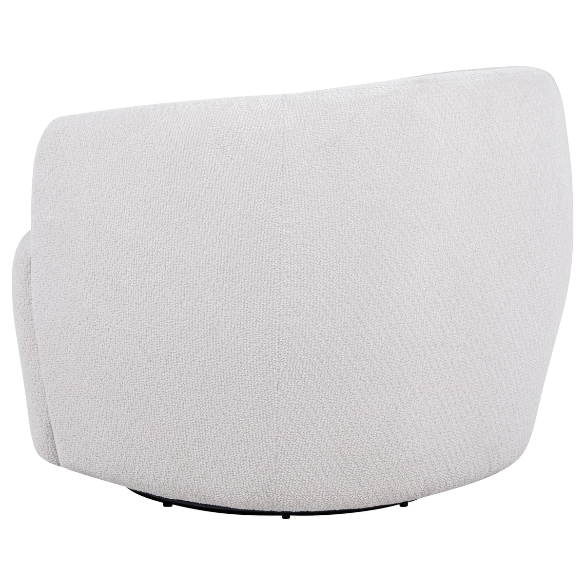 Hudson Fabric Swivel Accent Chair Ivory — product image 5