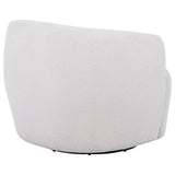 Hudson Fabric Swivel Accent Chair Ivory — product image 6