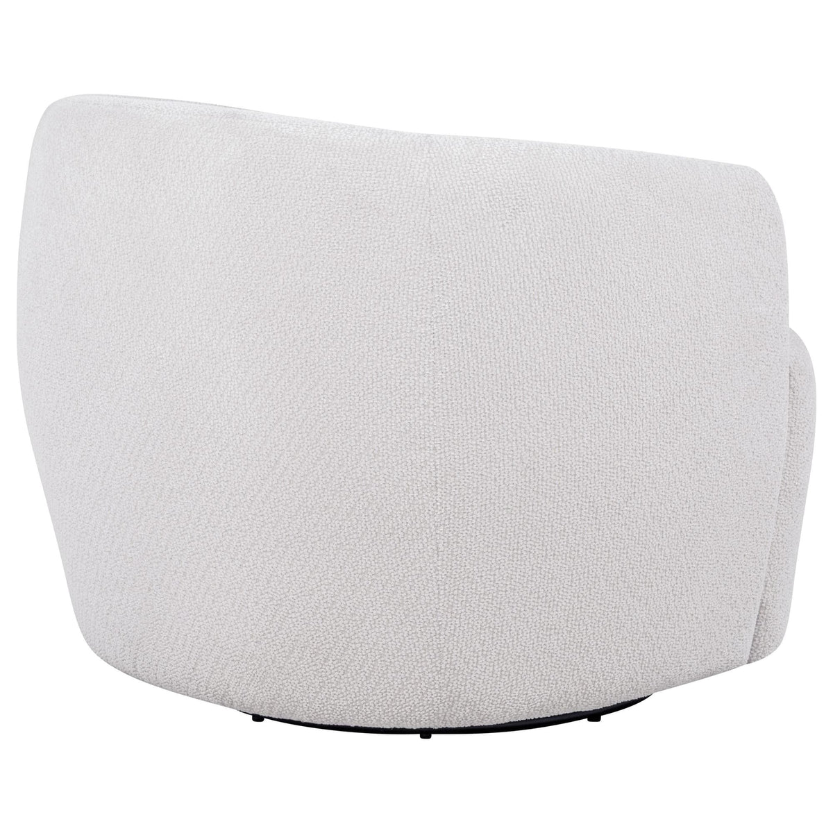 Hudson Fabric Swivel Accent Chair Ivory — product image 6