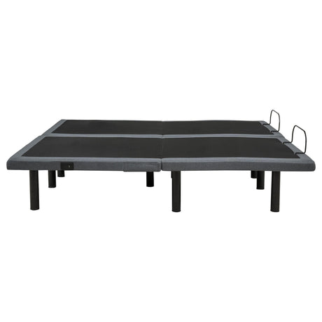 Weston Split Eastern King Massage Adjustable Bed Base in Black and Grey — product image 4