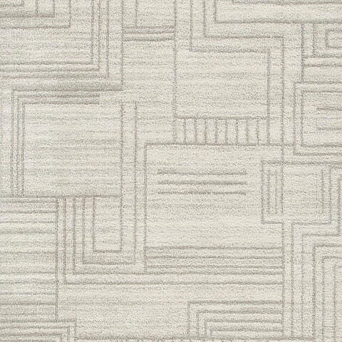 Dorwick Gray/Ivory Washable Medium Rug — upholstery swatch