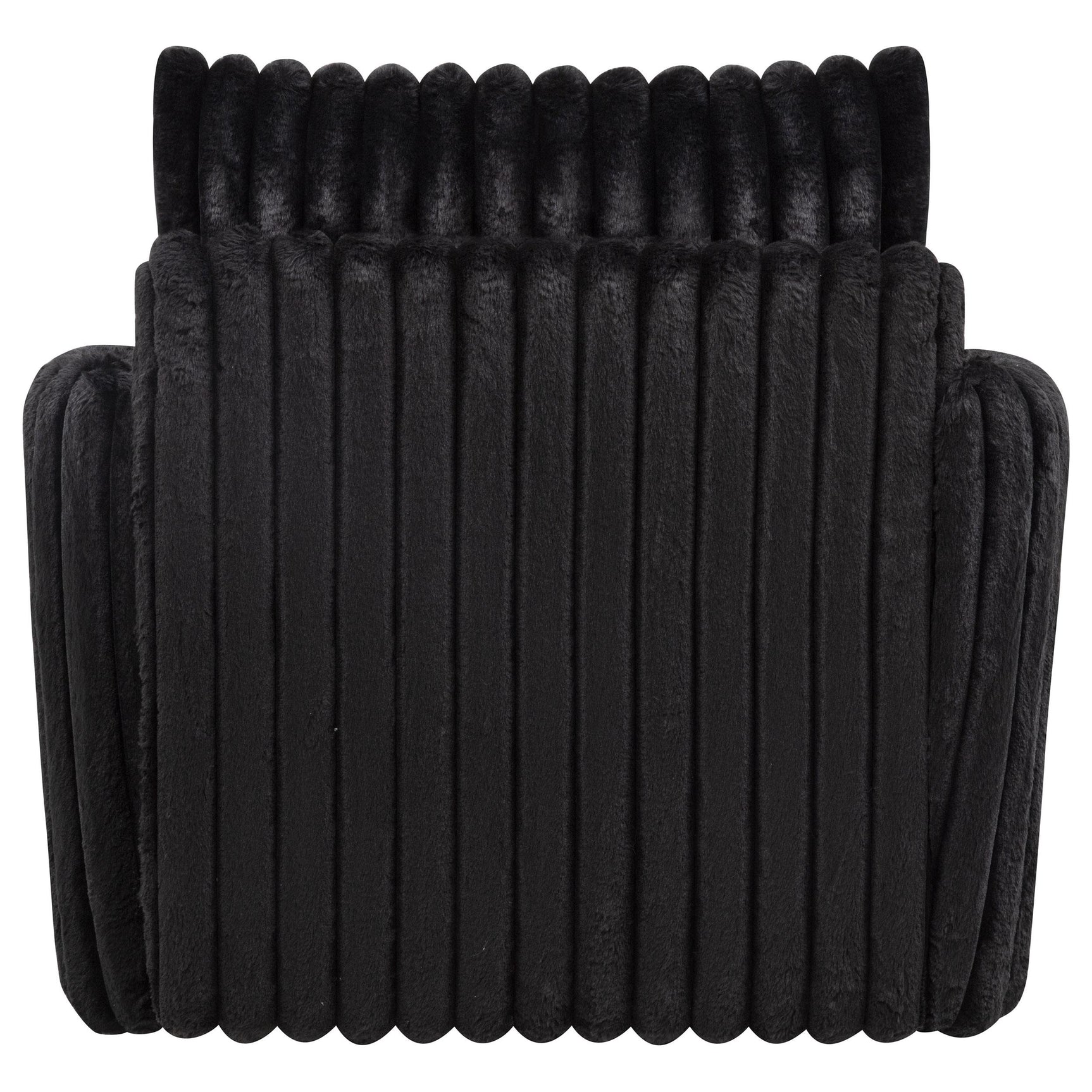 Sarco Corduroy Upholstered Swivel Accent Arm Chair Black
