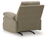 Side-Swipe Mocha Chenille Recliner