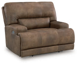 Beckley Place Earth Faux Leather Power Recliner