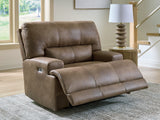 Beckley Place Earth Faux Leather Power Recliner